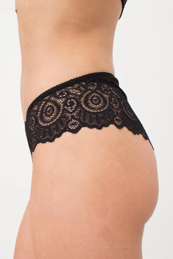 Женские трусы кружевные бразилиана Emilia 2220/61 Giulia (black)