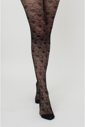 Колготки в сітку з малюнком Fashion net 40 den model 1 Giulia (nero), чорний Колготки в сітку з малюнком Fashion net 40 den model 1 Giulia (nero), чорний
