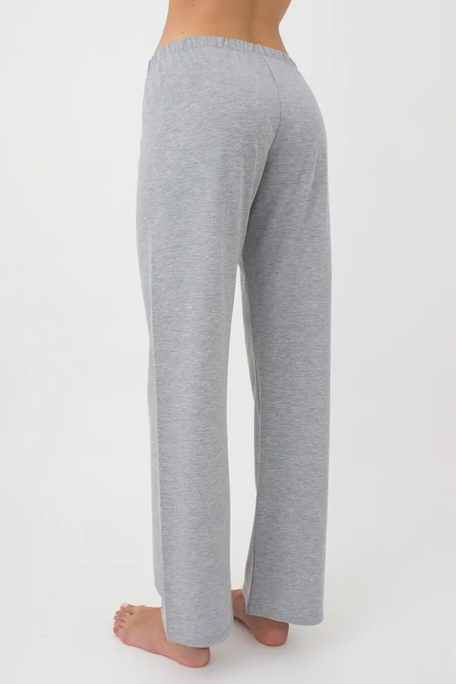 Пижама женская со штанами и рисунком Favorite Time 5315/010 Giulia (blue/light grey melange)