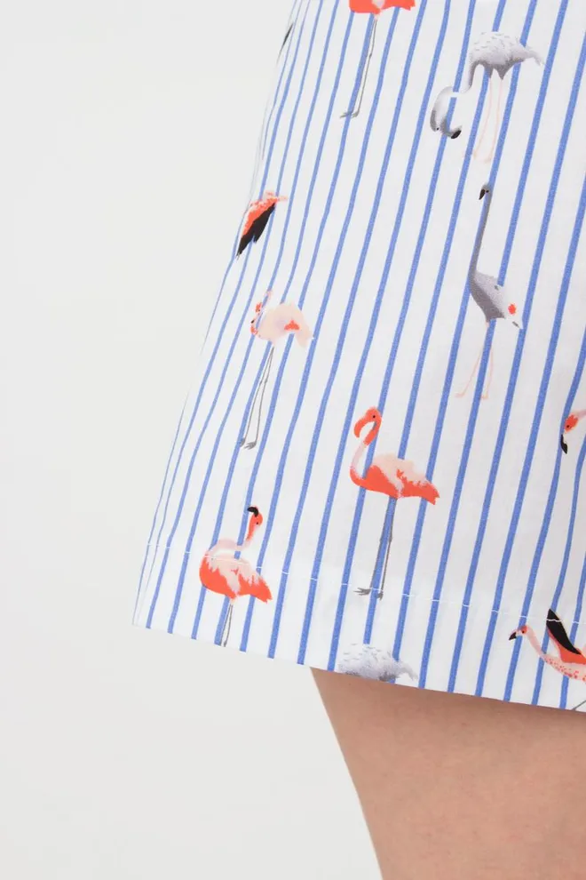 Женские хлопковые шортики Flamingo 4212/010 Giulia (blue stripe)