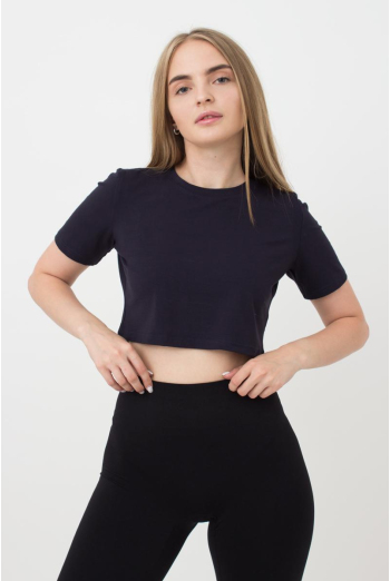 Жіночий топ з коротким рукавом Flamingo 4807/030 Giulia (dark blue)