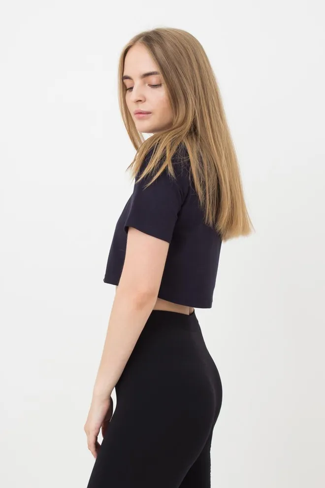 Женский топ с коротким рукавом Flamingo 4807/030 Giulia (dark blue)