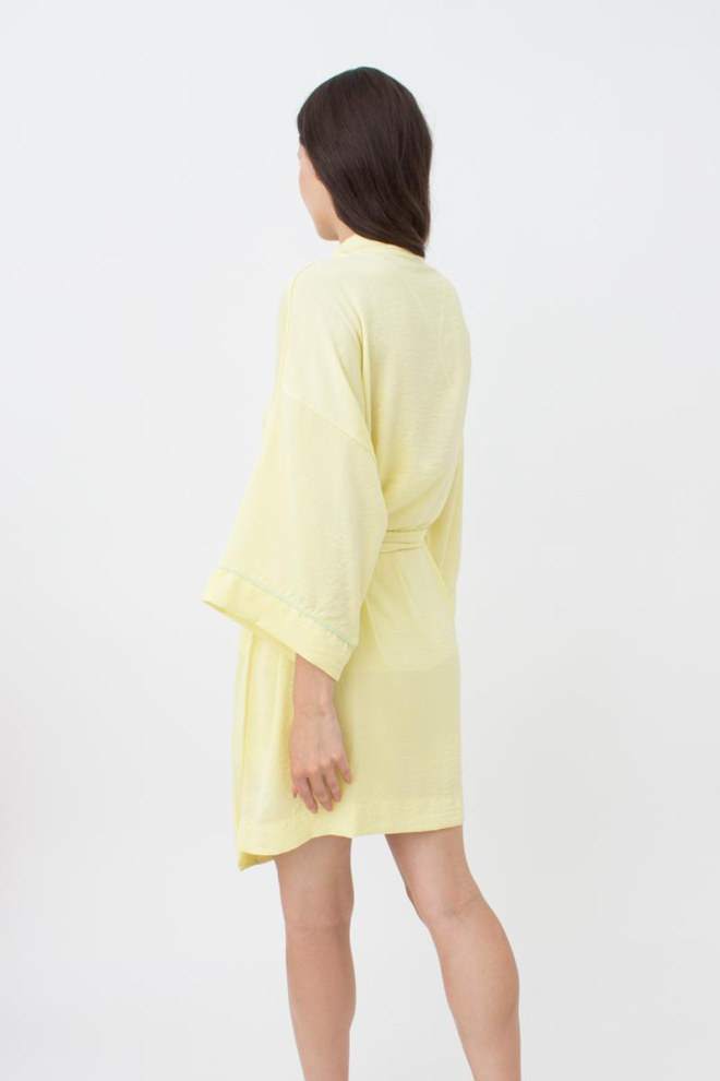 Жіночий халат на запа́х FLORENCE 7328/050 Giulia (yellow), жовтий