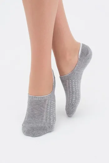 Шкарпетки слідки жіночі Footies-wft 01 Giulia (light grey melange)