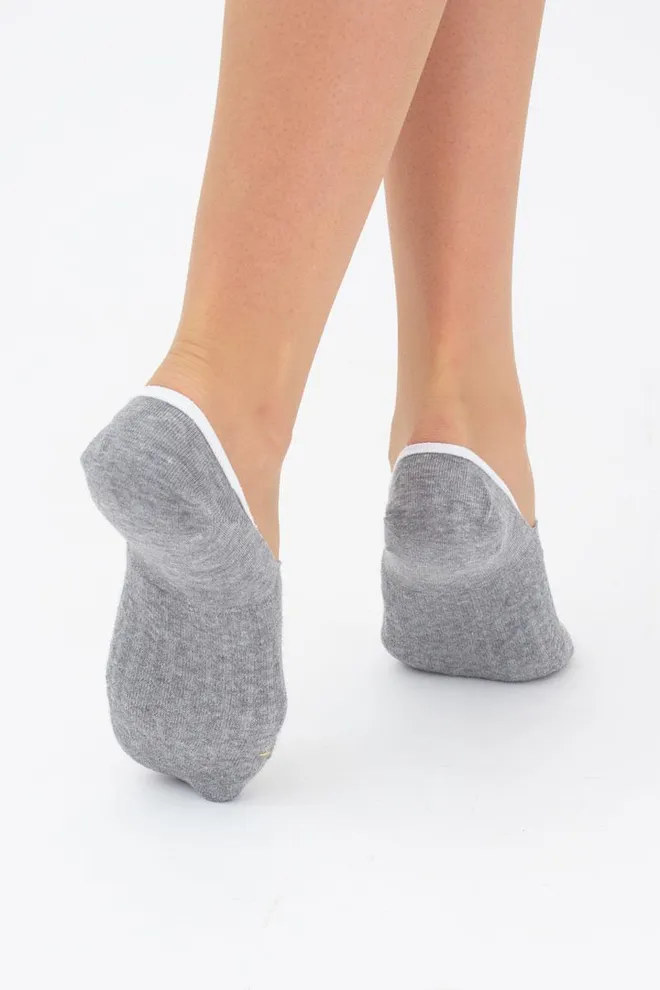 Шкарпетки слідки жіночі Footies-wft 01 melange Giulia (light gray)