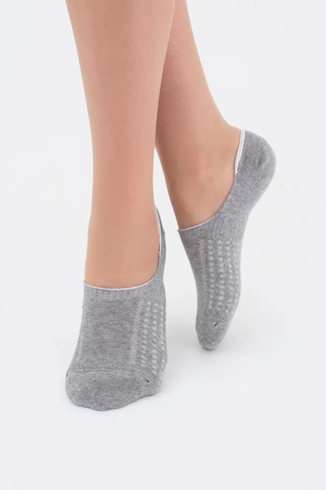 Шкарпетки слідки жіночі Footies-wft 01 Giulia (light grey melange)