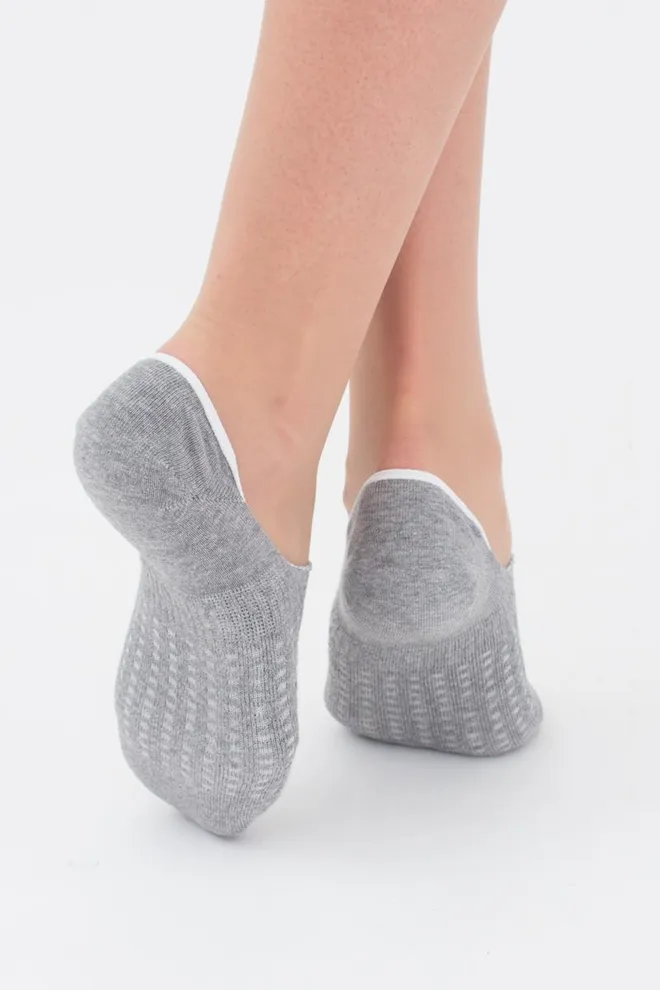 Шкарпетки слідки жіночі Footies-wft 01 Giulia (light grey melange)