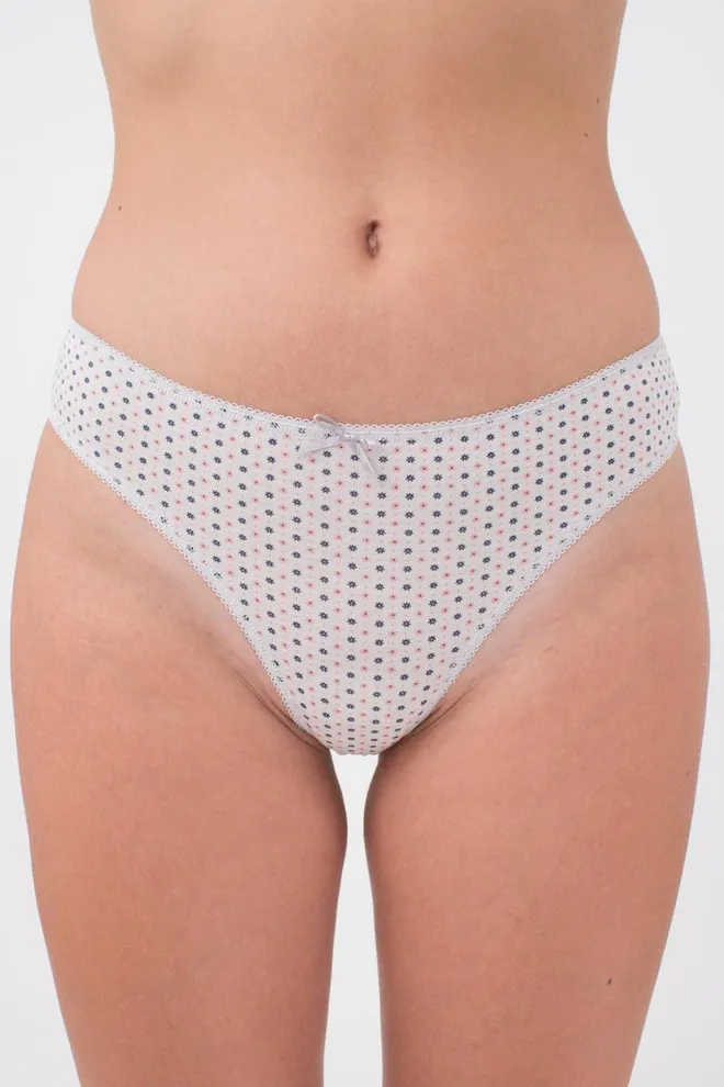 Женские трусы бразилиана Fleurs 2205/60 Giulia (white flowers)