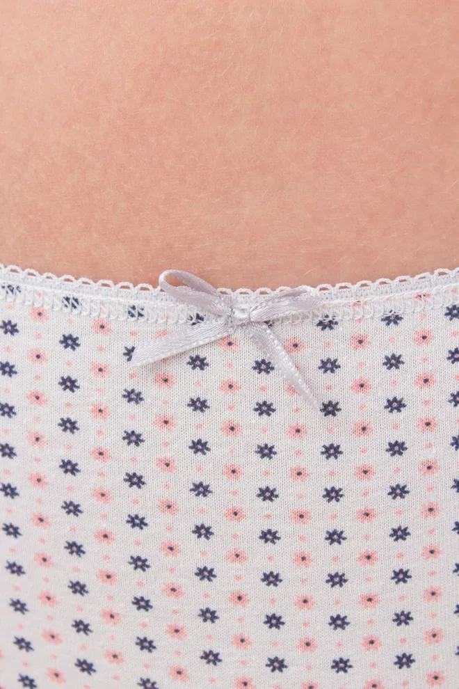 Женские трусы бразилиана Fleurs 2205/60 Giulia (white flowers)