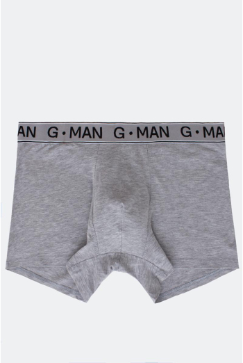 Мужские трусы боксеры G-MAN 20401/60 Giulia (grey melange), серый Мужские трусы боксеры G-MAN 20401/60 Giulia (grey melange), серый