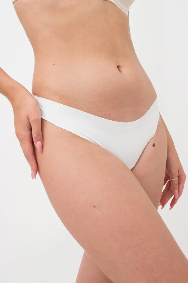 Жіночі мереживні труси бразиліана L5128b-m Giulia (белый)