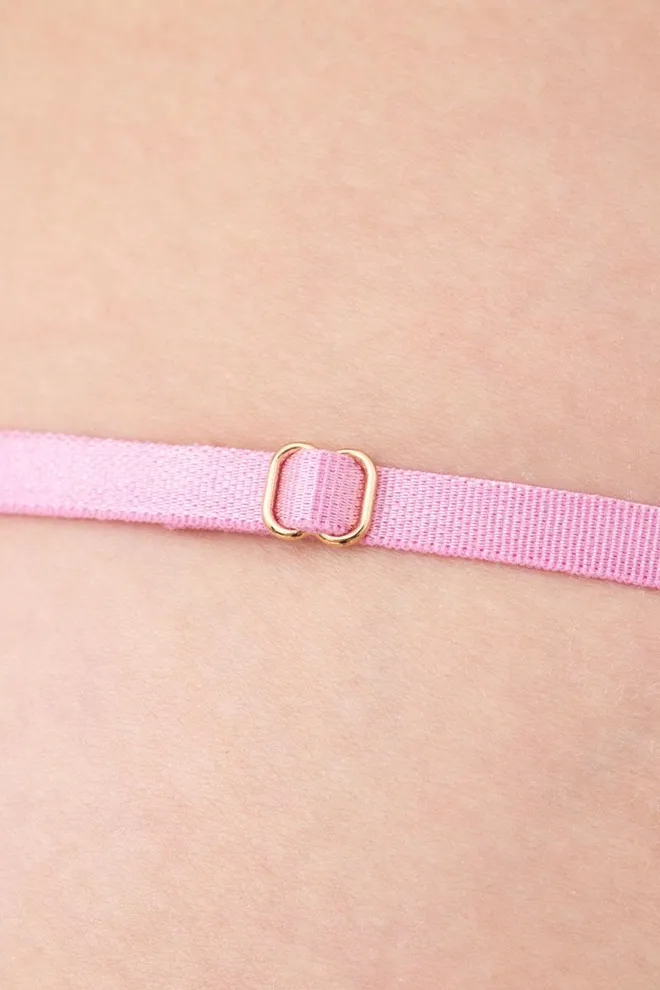 Кружевные трусы танга Golden daisy 2310/31 Giulia (lilac)