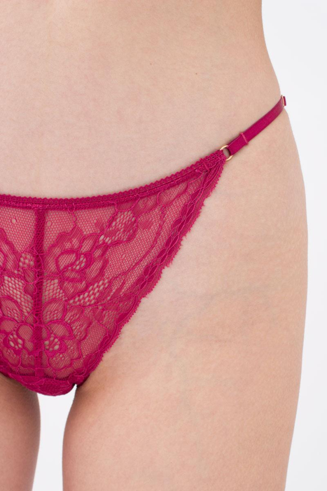 Мереживні труси танга Golden daisy 2310/31 Giulia (berry)