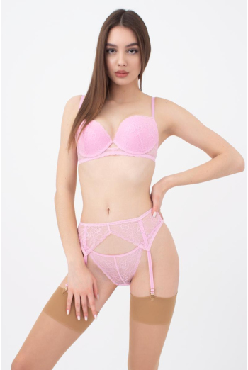 Мереживний пояс для панчіх Golden daisy 3001/31 Giulia (lilac)