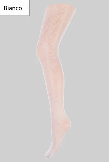 Дитячі колготки в сітку Hanna 40 den model 1 Giulia (bianco)