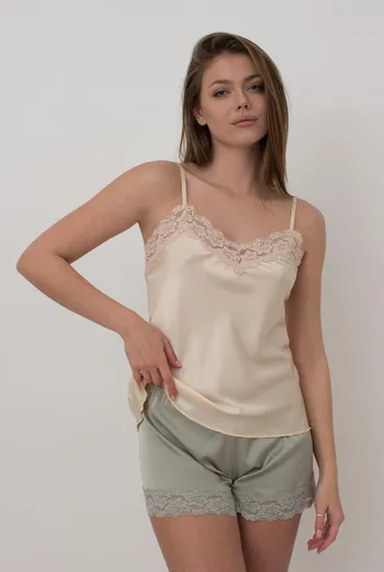 Майка женская пижамная Helena 3809/051 Giulia (beige) Майка женская пижамная Helena 3809/051 Giulia (beige)