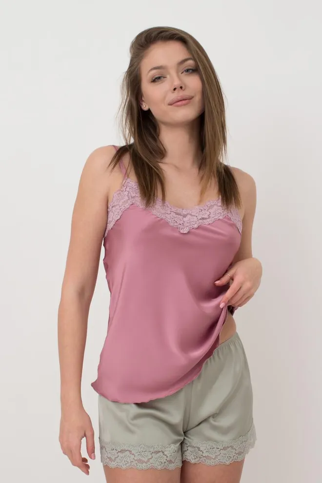 Майка женская пижамная Helena 3809/051 Giulia (dusty rose)