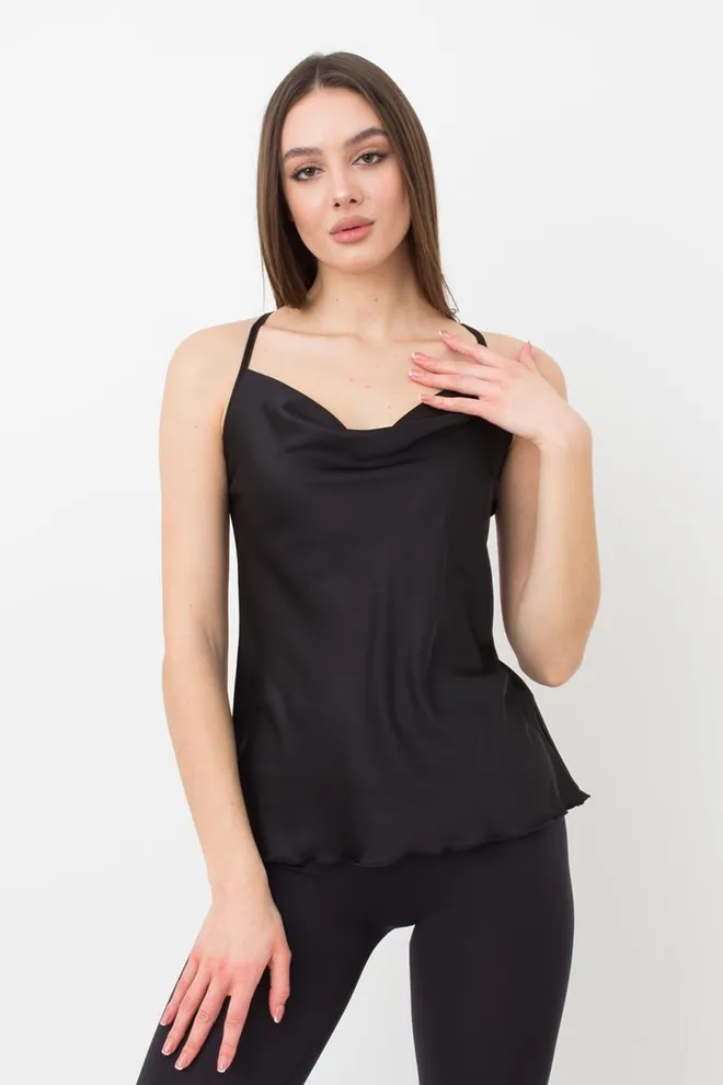 Майка женская пижамная Helena 3813/050 Giulia (black)