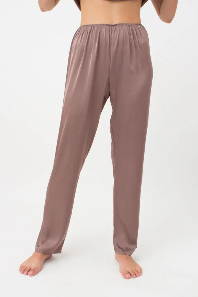 Пижама женская со штанами Helena 5003/051 Giulia (chocolate)