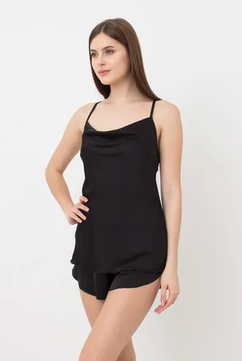 Пижама женская с шортами Helena 6031/050 Giulia (black)