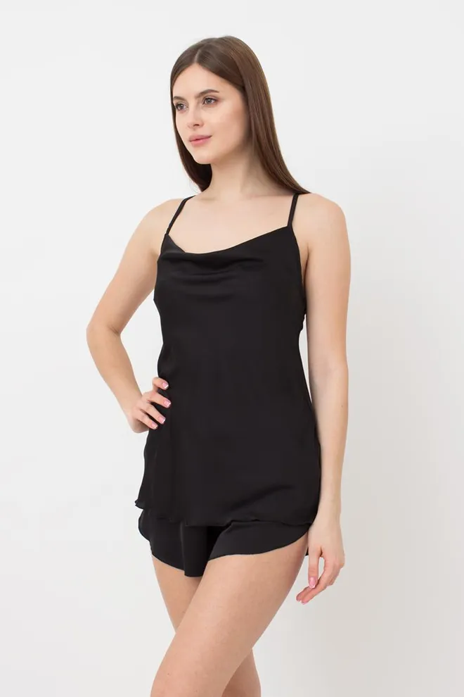 Пижама женская с шортами Helena 6031/050 Giulia (black)