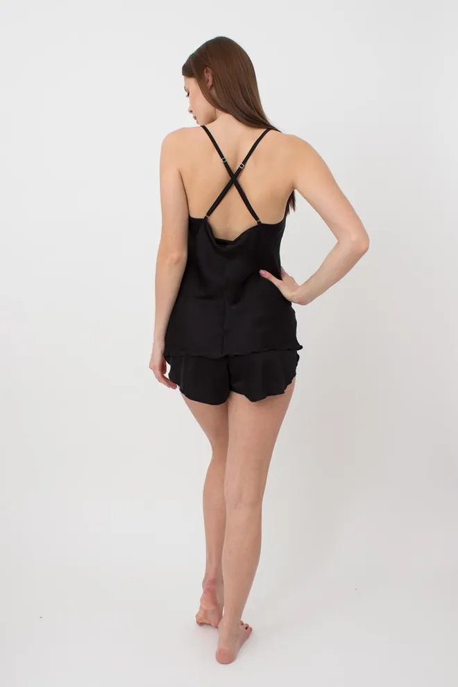 Пижама женская с шортами Helena 6031/050 Giulia (black)