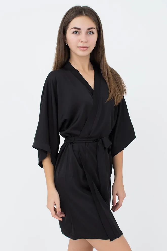 Халат женский Helena 7205/050 Giulia (black)