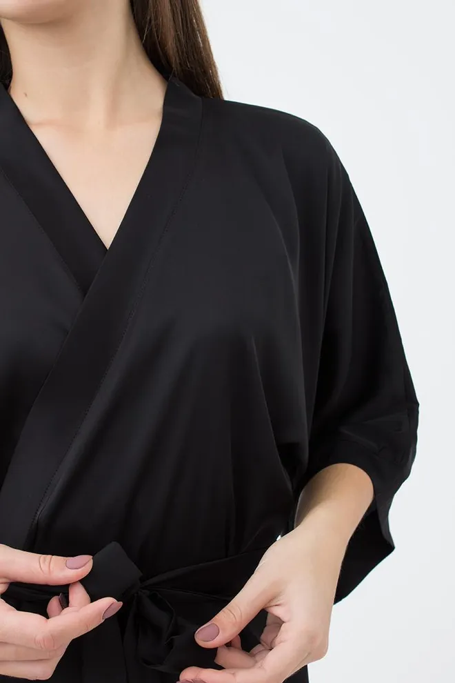 Халат женский Helena 7205/050 Giulia (black)