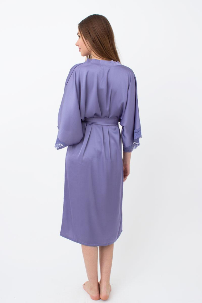 Халат жіночий на запа́х Helena 7214/051 Giulia (violet)