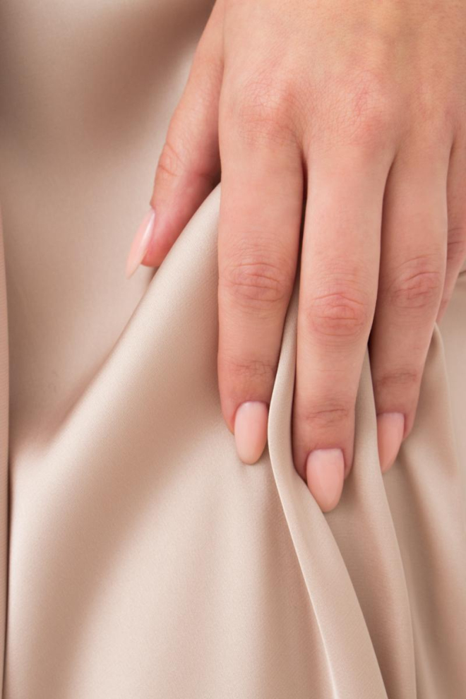 Халат жіночий на запа́х Helena 7214/051 Giulia (beige)