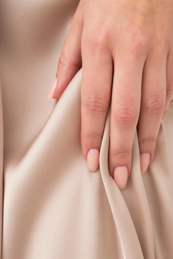 Халат женский на запа́х Helena 7214/051 Giulia (beige)