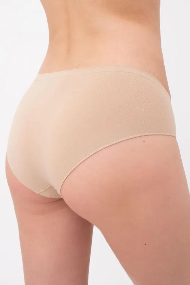 Жіночі безшовні труси хіпстери Hipster briefs Giulia (naturale), бежевий