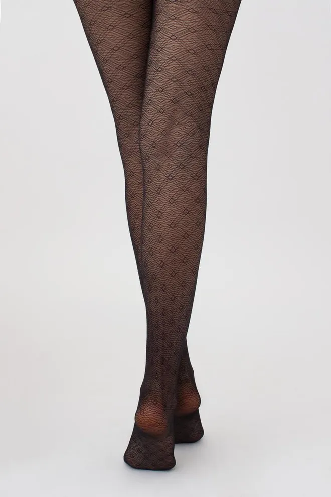 Колготки з ажурним малюнком Hush 40 den model 5 Giulia (nero)