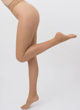 Классические колготки с силиконовым поясом Impresso 20 den Giulia (daino), бежевый Классические колготки с силиконовым поясом Impresso 20 den Giulia (daino), бежевый