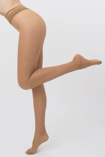 Класичні колготки з силіконовим поясом Impresso 40 den Giulia (daino), бежевий