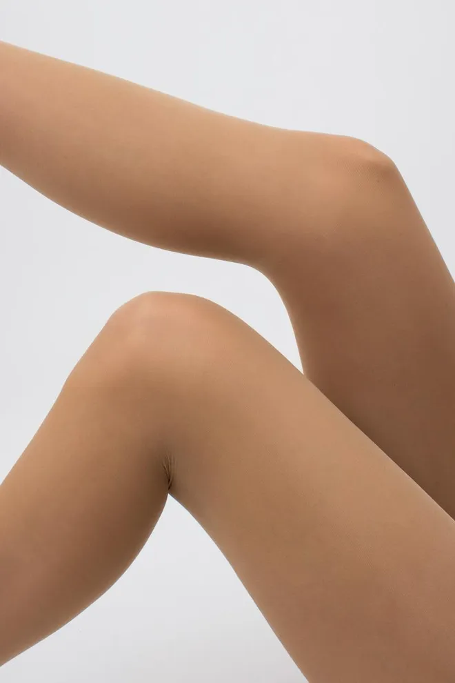 Класичні колготки з силіконовим поясом Impresso 40 den Giulia (daino), бежевий