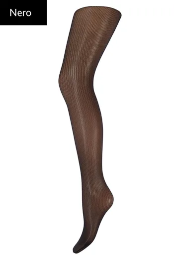 IMPRESSO RETE VISION 40 колготки-сітка з мереживним силіконовим поясом ТМ GIULIA (nero) IMPRESSO RETE VISION 40 колготки-сітка з мереживним силіконовим поясом ТМ GIULIA (nero)
