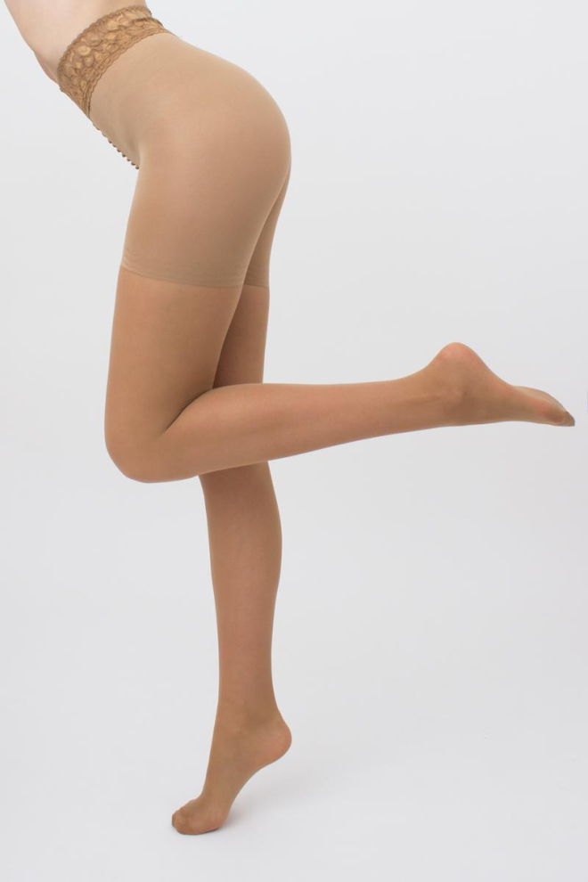 Моделюючі колготки з силіконовим поясом Impresso slim 40 den Giulia (daino)