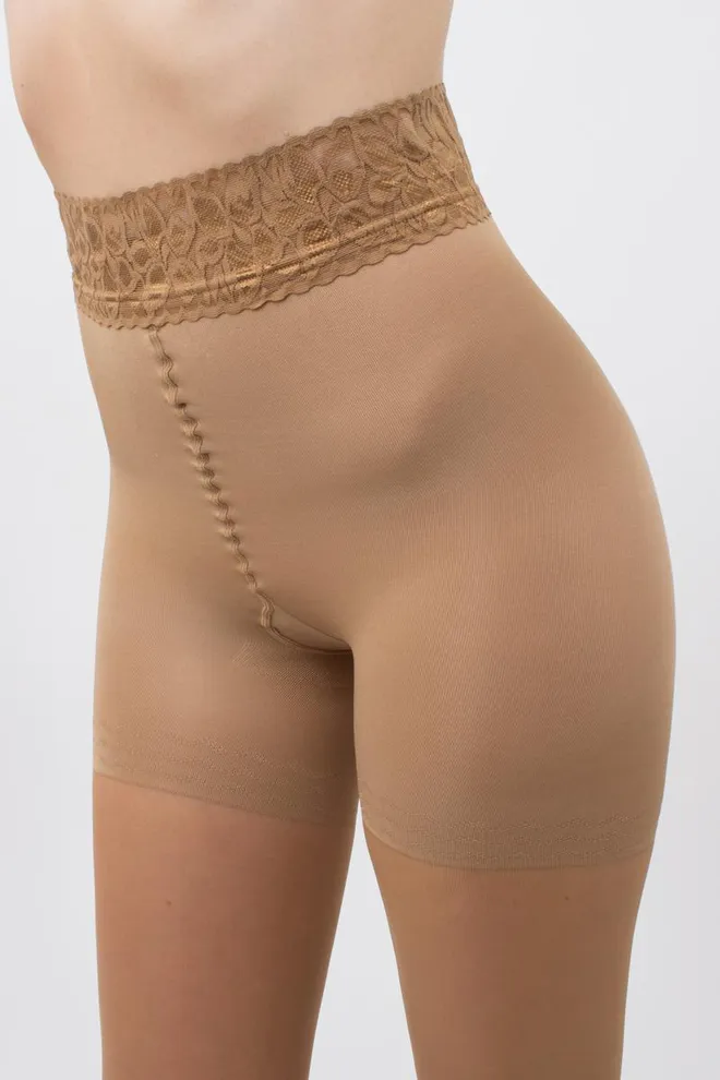 Моделюючі колготки з силіконовим поясом Impresso slim 40 den Giulia (daino)