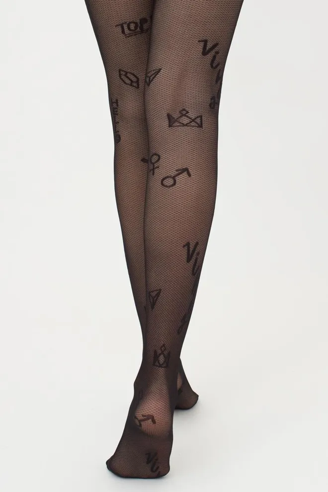 Колготки з принтом Influence 40 den model 2 Giulia (nero)