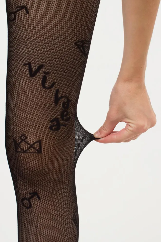 Колготки з принтом Influence 40 den model 2 Giulia (nero)