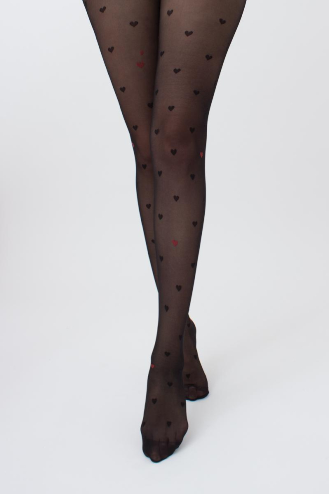 Колготки з еротичним вирізом Intimo fashion  20 den model 1 Giulia (nero)