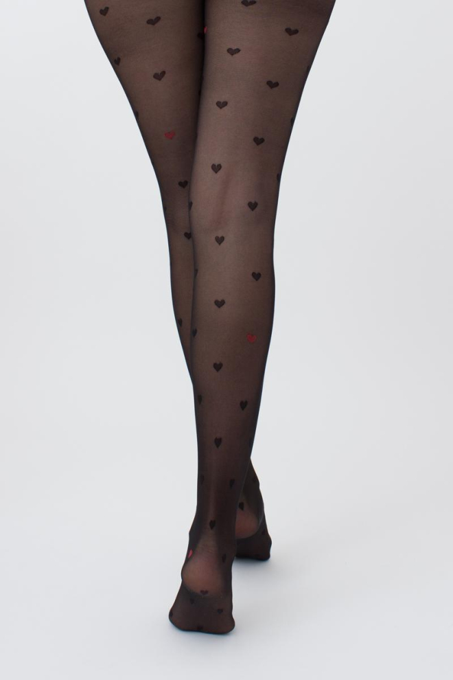 Колготки з еротичним вирізом Intimo fashion  20 den model 1 Giulia (nero)