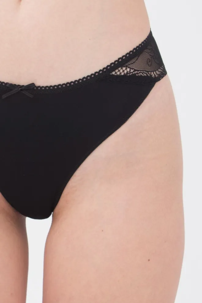 Женские трусы бразилиана Instinct 2206/21 Giulia (black)