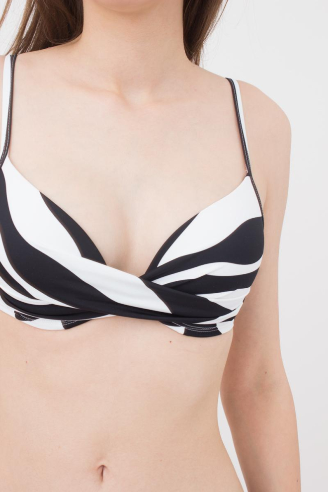 Бюстгальтер купальный с пуш-апом Isida Swim 1101/20 Giulia (zebra)