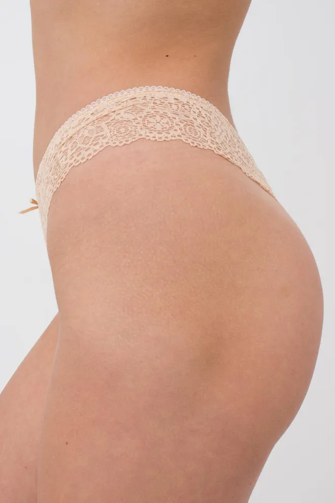 Кружевные трусы стринги Jessica 2101/02 Giulia (beige)