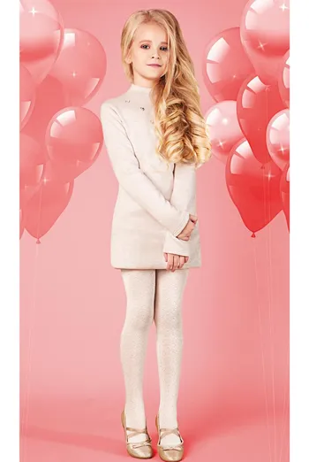 Детские колготки с рисунком Jill 60 den model 4 Giulia (bianco), белый Детские колготки с рисунком Jill 60 den model 4 Giulia (bianco), белый