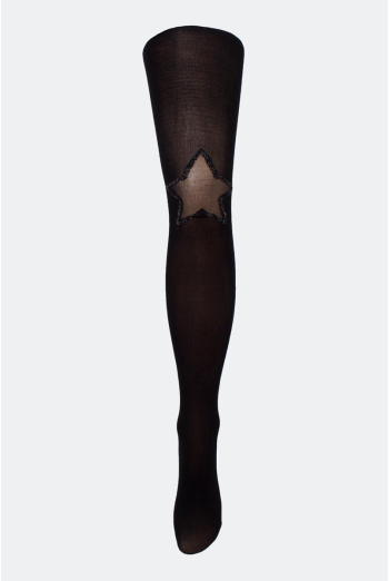 Дитячі колготки з малюнком Kerry 80 den model 12 Giulia (nero), чорний