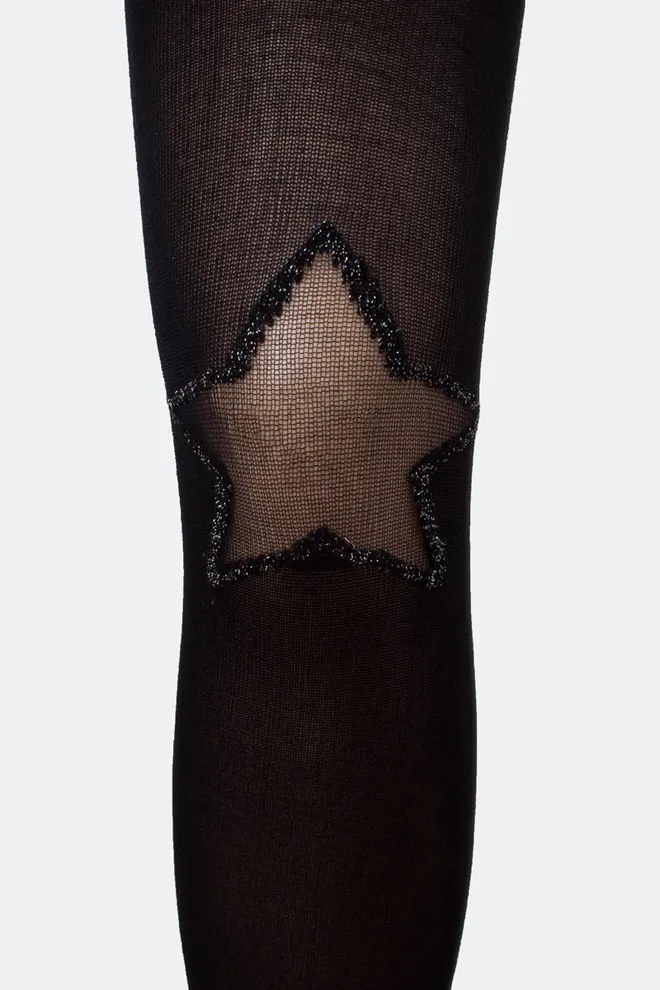 Дитячі колготки з малюнком Kerry 80 den model 12 Giulia (nero), чорний