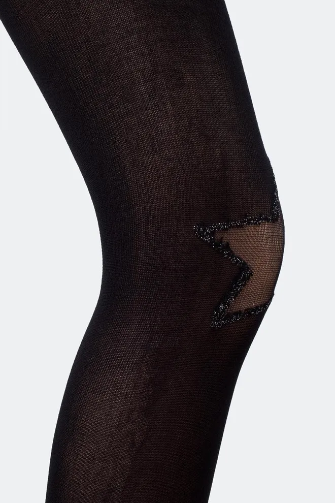 Дитячі колготки з малюнком Kerry 80 den model 12 Giulia (nero), чорний